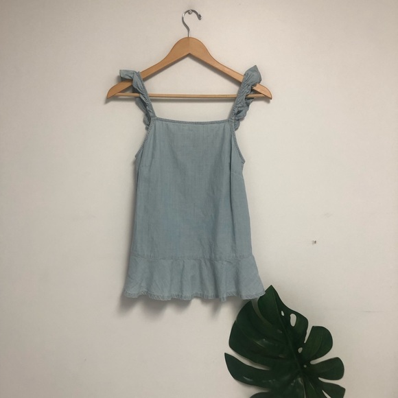 Madewell Chambray Cami - Picture 2 of 8